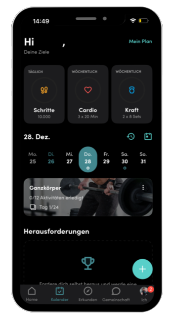 Virtuagym Studioapp - Fitness Tracking und Training